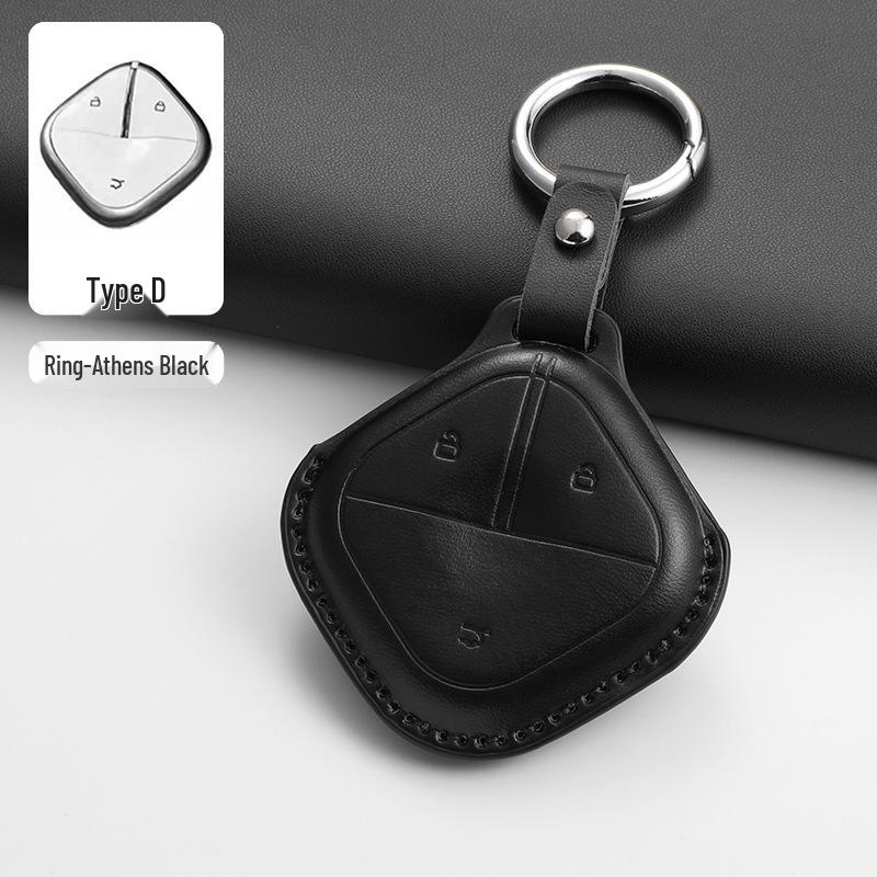 Wuling Bingo & Baojun Yueye Pink Leather Key Cover for Women