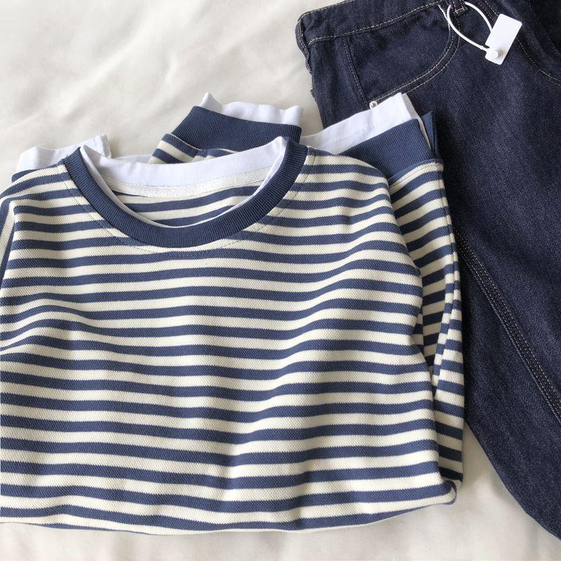 Chic Korean Style Two-Piece Splicing Sweatshirt - Age-Reducing, Casual & Loose Fit for Women