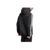 Adidas Neo Logo Print Side Shoulder Triple Design Zip-Fit Daunenjacke Unisex Oberbekleidung Schwarz HN4793