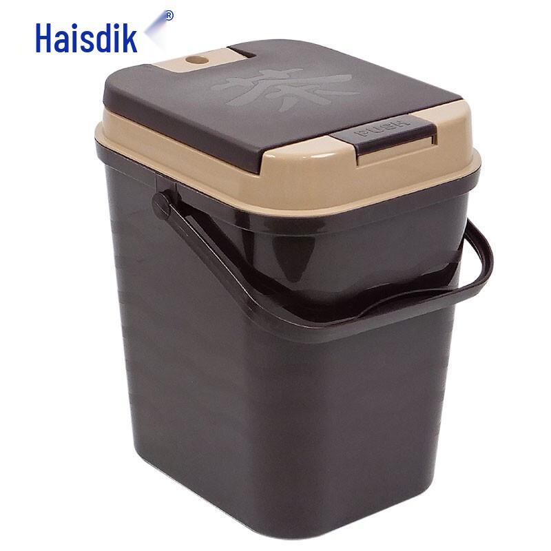 Haishidike HKCL-360 Press-to-Open Tea Waste Bucket 10L