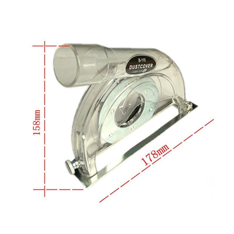 Clear Cutting Dust Shroud Grinding Cover for Angle Grinder & 3in/4in/5in Saw Blades