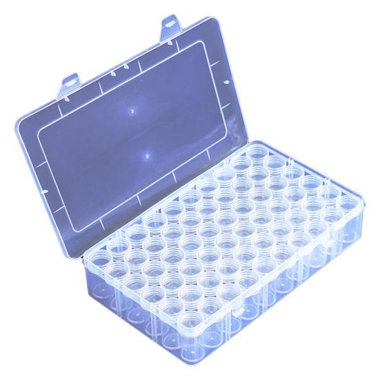 Reliable Diamond Painting Storage Container Long Lasting with Stickers Lightweight Easy-management Diamond Painting Storage Box