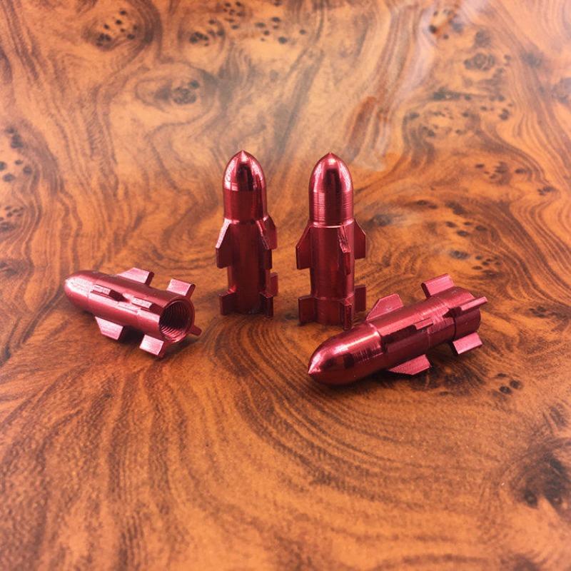 Personalized car motorcycle tire metal modified air nozzle cap, valve core cap aluminum alloy universal valve cover