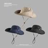 Fisherman Hat Summer Sun Protection Wide Brim Adjustable For Men Women
