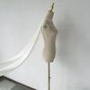Solid Color Chiffon Bridal Shawl Cape - Wedding & Street Fashion Accessory