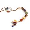 Crystal Car Pendant With Handwoven Weaving Design For Bedroom Decor