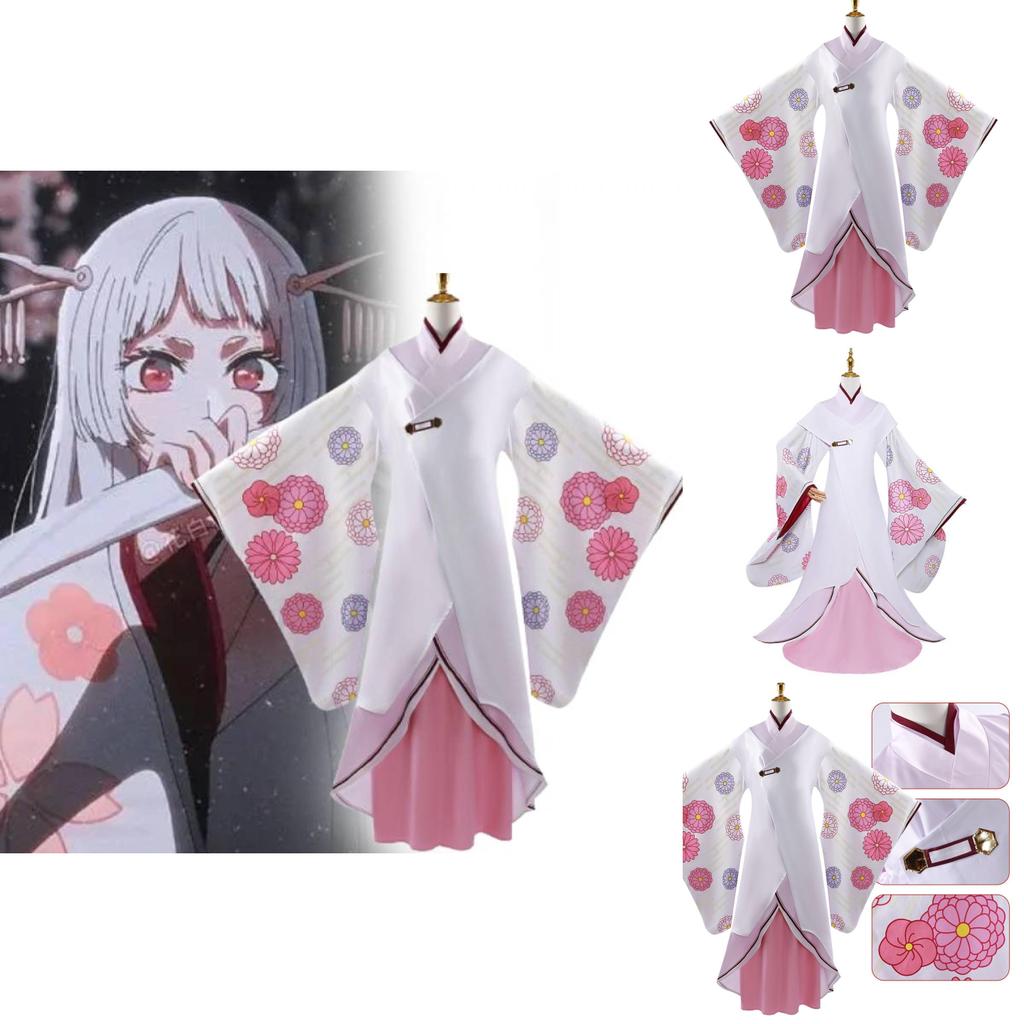 Charming Game Character Roleplay Costume For Children Inspired By Shakihime And Akua With Cute Accessories