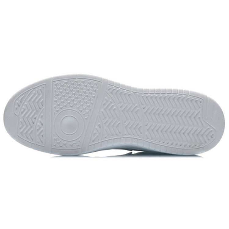 Li Ning Street Player Synthetic Leather Coverage Thermal Slip Resistant Low Top Skateboard Shoes Men's White AGCQ251-2