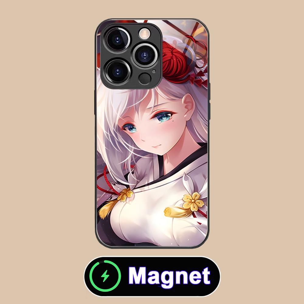 Azur Lane Shoukaku Phone Case for iPhone 17 16 15 14 13 12 11 Air Pro Max Plus Mini Glass MagSafe Cover