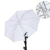 White Soft Photography Umbrella Metal Handle Photography Light Reflector Photo Studio