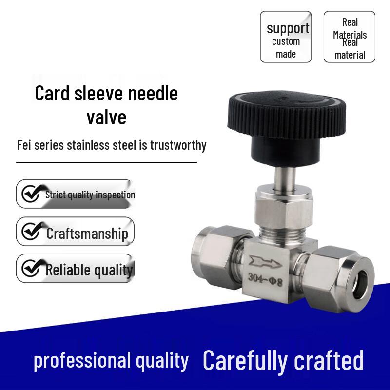304 Stainless Steel Double Ferrule Needle Valve