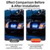 Strobe Mode LED License Plate Light Waterproof Rear Warning Lamp  E-Bike Accessories