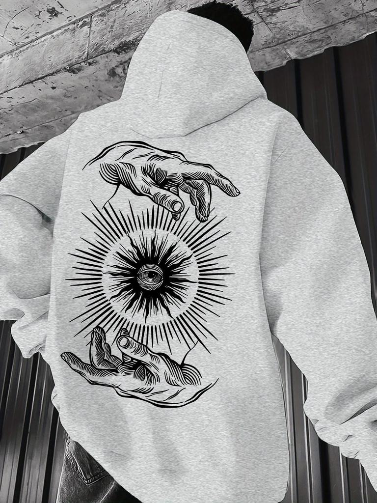 European and American Street Style Lightweight Men's and Women's Casual Printed Hoodies, Spring and Autumn Fashionable Men's and