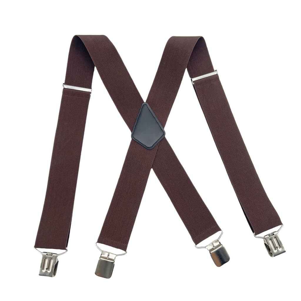 X-type 5 cm Voksen Herre Stropp Klips Elastisk Elastisk Herre Stropp Herre Bukseseler Belte