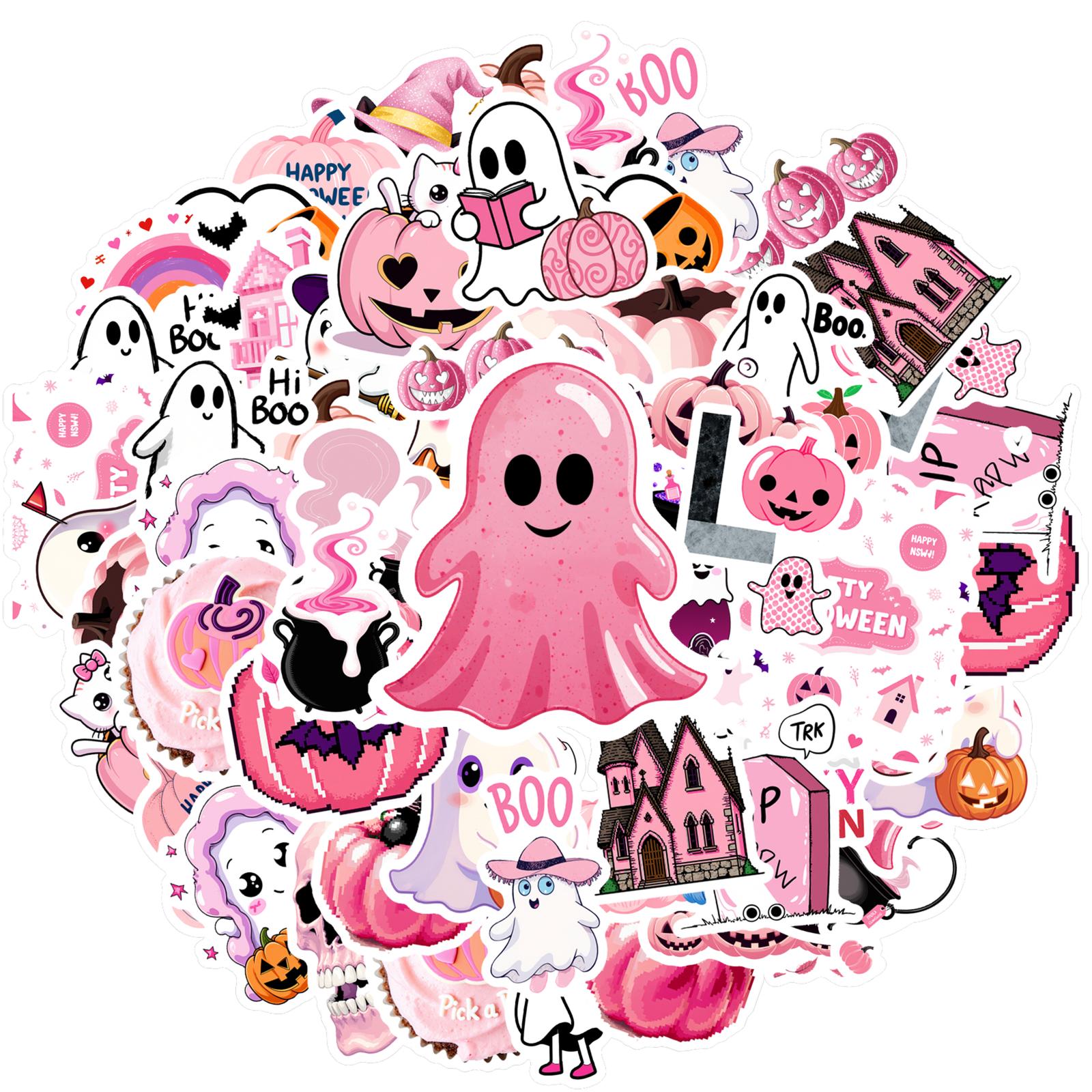 

35pcs Whimsical Halloween Stickers Cute Witch DIY Stickers Funny Stickers For Laptop Luggage Scrapbook Diary Sticker DIY