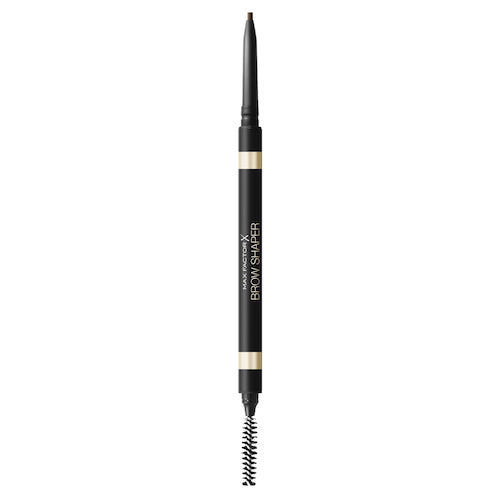 Max Factor Brow Shaper Automatic Eyebrow Pencil with Brush 30 Deep Brown, 1 Piece