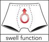 Svenjoyment - Glänzender Herren-Tanga mit Penislöchern Schwarz 2XL