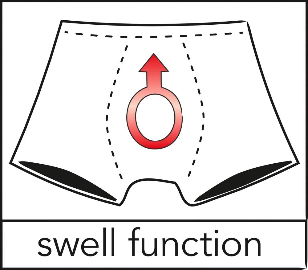 Svenjoyment - Glänzender Herren-Tanga mit Penislöchern Schwarz 2XL