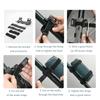 Speaker Stand Bracket Metal Water Cup Strap Holder Elastic Diameter 5-10cm Equipment for  Bluetooth-compatible Speakers