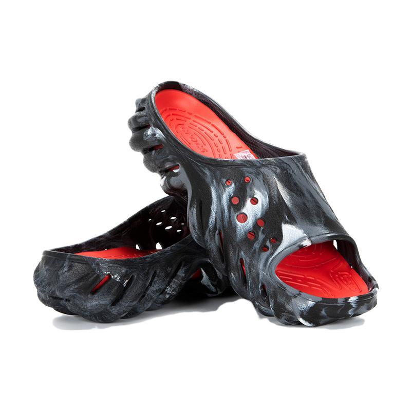 Crocs Marbled Echo Slide 'Black' 208467-0X9