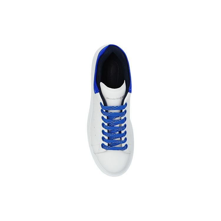(WMNS) Alexander McQueen Oversized Sneakers 'White Blue' Women's 697103WICYA8823