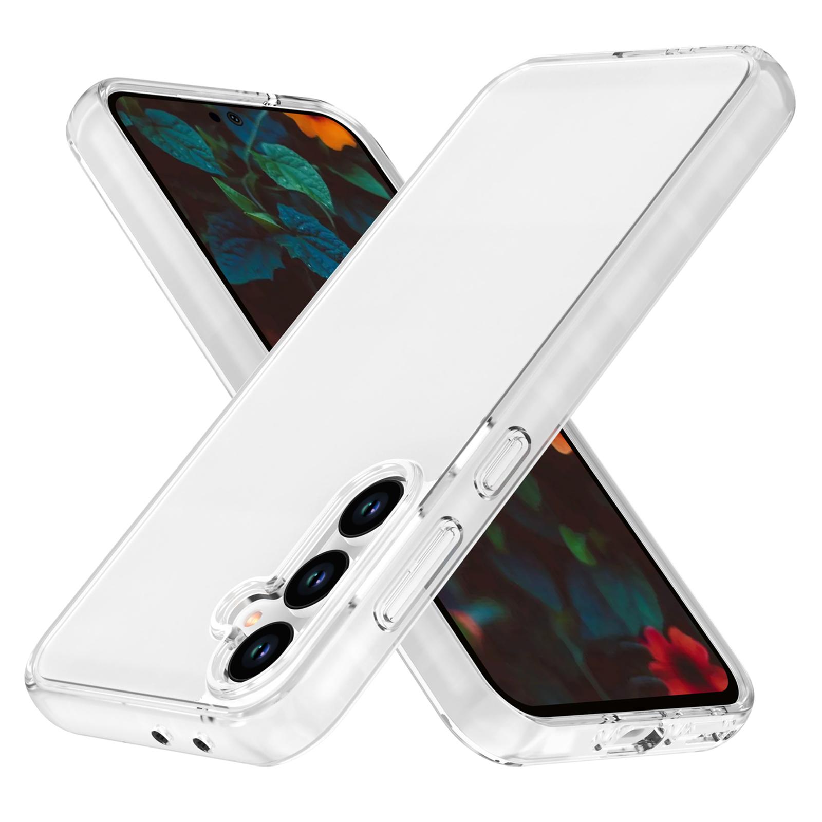 

For Samsung Galaxy A36 5G/A56 5G Case PC+TPU Shockproof Clear Phone Cover Transparent