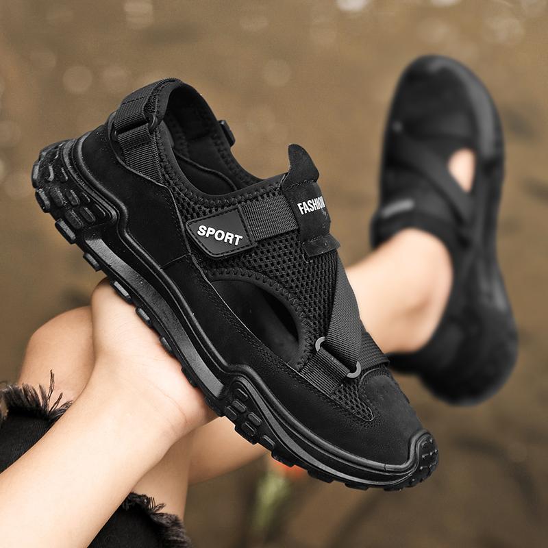 Мужские летние новые мужские сандалии большого размера — фото 17