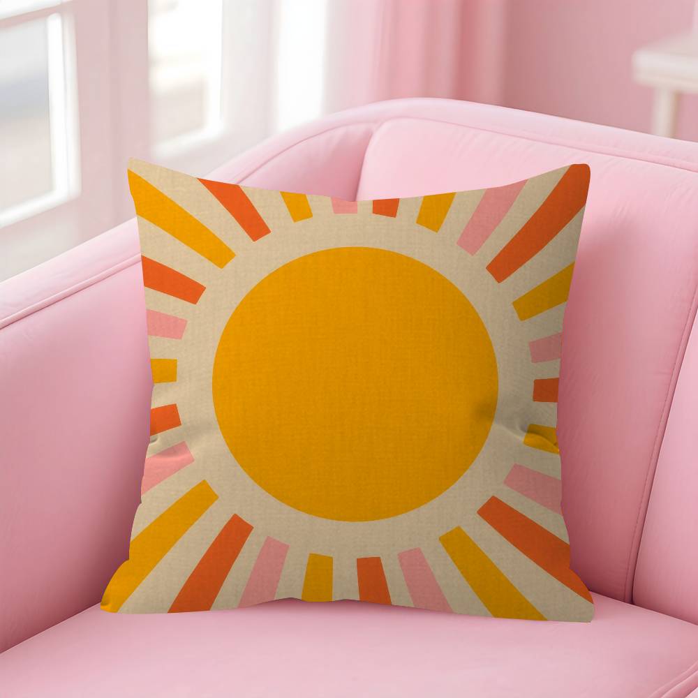 Art Abstract geometric  Pillow Cushion Cover Pillowcase Living Room Sofa Home Decor Customized