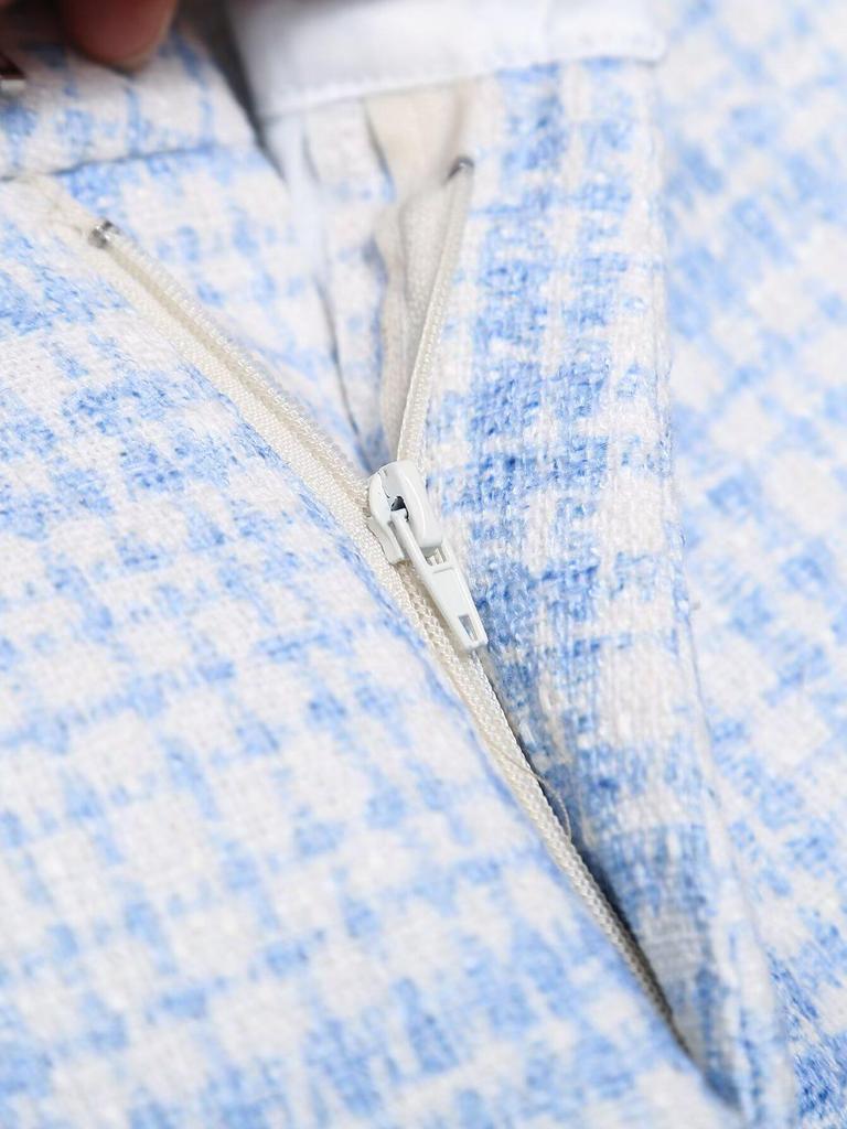 2024 Women's Winter Textured Casual Suit Jacket & Shorts - European & American Style