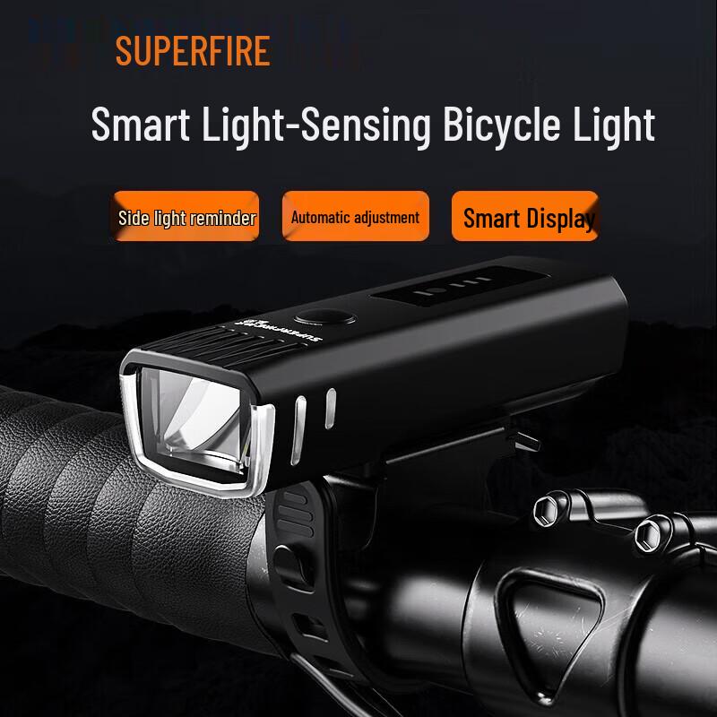 SUPERFIRE BL10 Rechargeable Bicycle Headlight Flashlight