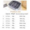 Square Pet Cat Dog Bed Large Cat Kennel Washable Cat Cushion Waterproof Mattress Pet Cushion Medium Large Dogs Pet Supplies