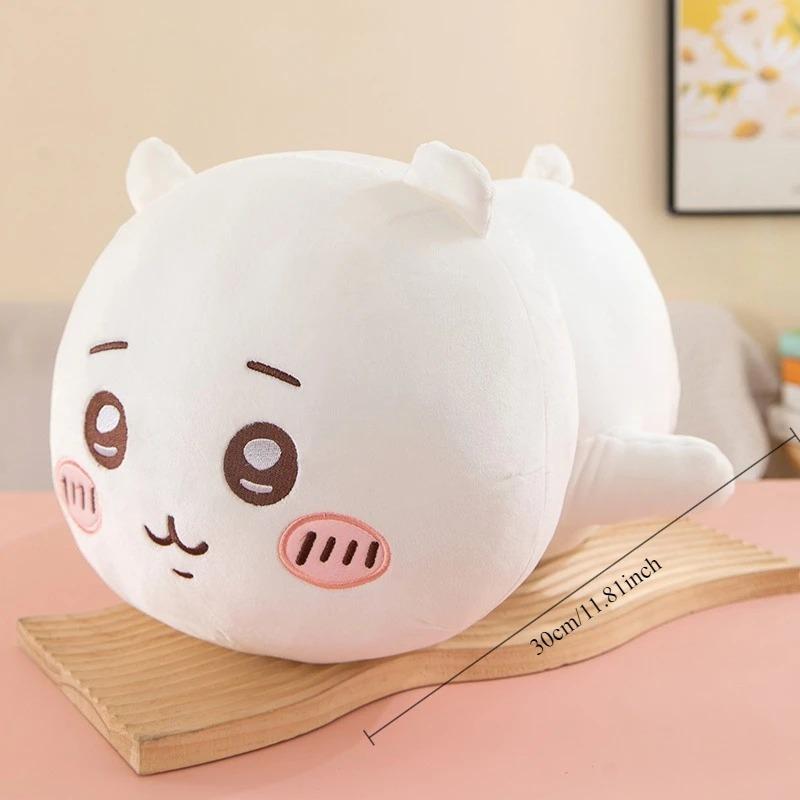 Chiikawa Series Long Doll Plush Cartoon Hachiware Soft Pillow Cute Plush Doll Ornament Anime Plush Gift for Girl Home Decoration