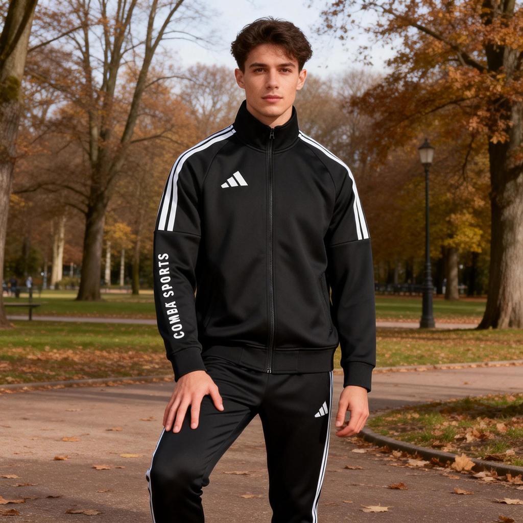 adidas Classic Three Stripes Sports Comfortable Casual Stand Collar Jacket Unisex Jacket TR30JR2CS-BW