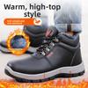 Men's Safety Shoes Winter Boots Men Women Boots Anti-smash Thickened Warm Working Shoes Protection Breathable Work Shoes37-45