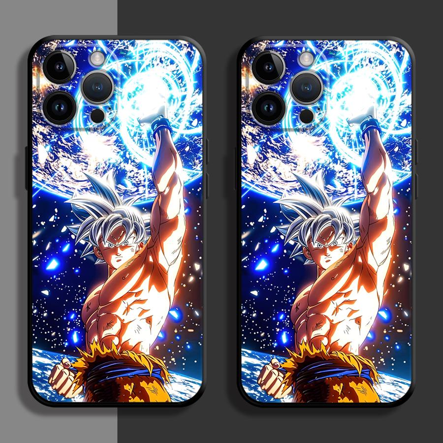 Dragon Ball Earth Son Goku Case for Apple iPhone 16Pro Max XR 12 Mini 7 6s 16e 8 Plus 15 14 XS X SE 11 13 Pro Soft Cover