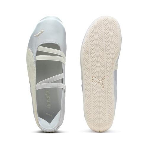 Puma Speedcat Ballet Silver Mist Warm White Satin 404383-03 Women's Size