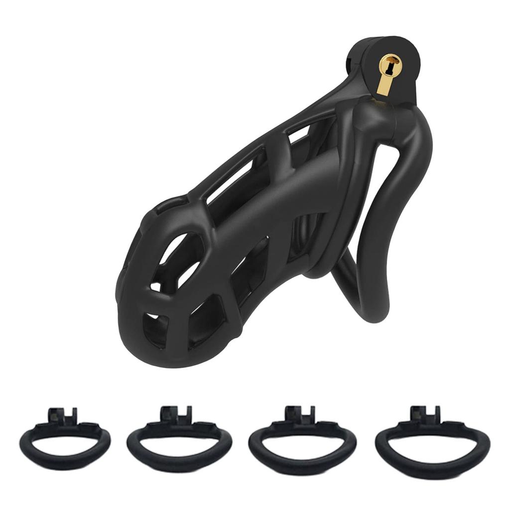 Tibemi Chastity Belt for Chastity Device for Comes with 4 Chastity Chastity Body with Stylish Snake Chastity Cock Chastity Restraint Adult Goods for
