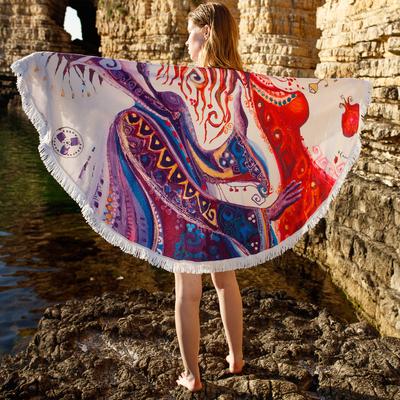 Biggdesign Liebe Rundes Strandtuch