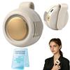 Portable Clip On Mini Bladeless Fan Silent Electric Waist Shirt Fan 3 Speed Adjustable for Outdoor Camping Travel Cooling Use