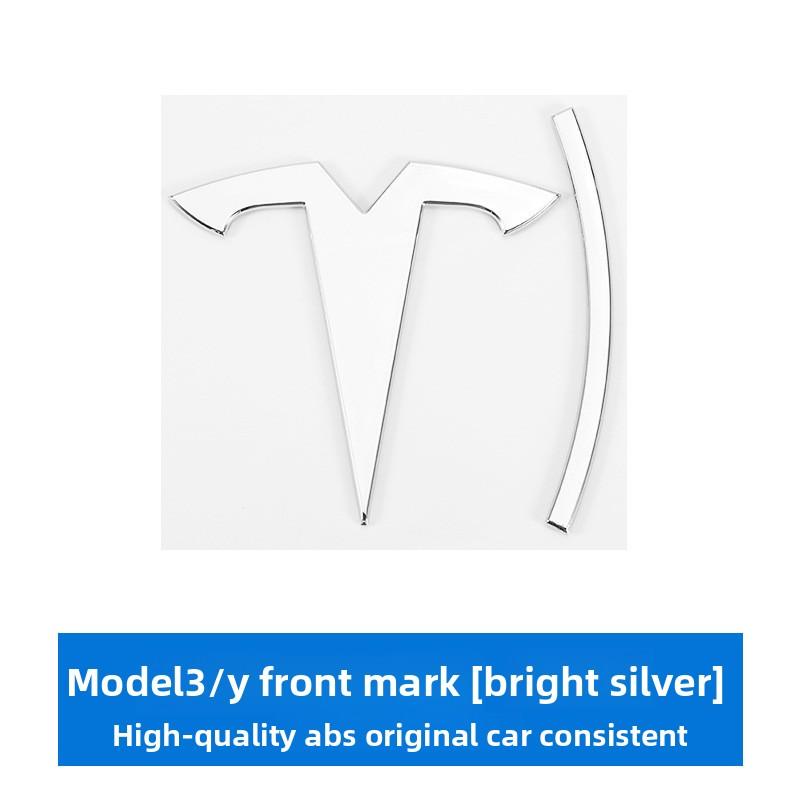 VKYA1 3d ABS Chrome Black Red Logo Dual Motor Emblem Letters Car Trunk Badge For Tesla Model Y 3 X S Dual Motor Sticker Accessories