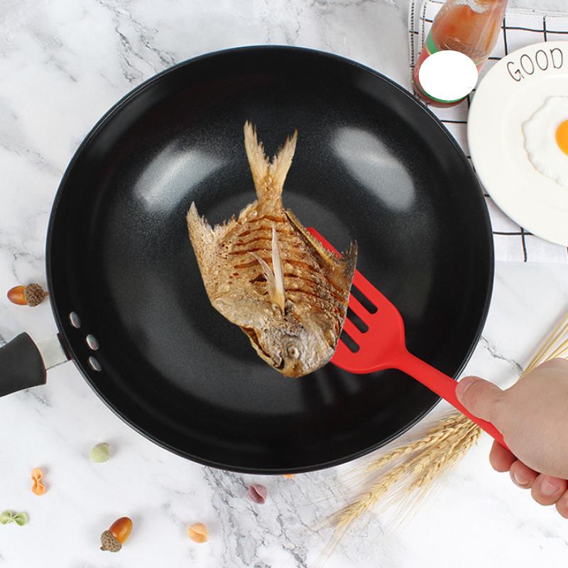 Pánev na smažení vajec a ryb, špachtle, naběračka, smažící lopatka, silikonové obracečky, kuchyňské náčiní, kuchyňské nástroje, kuchyňské doplňky, pomůcky