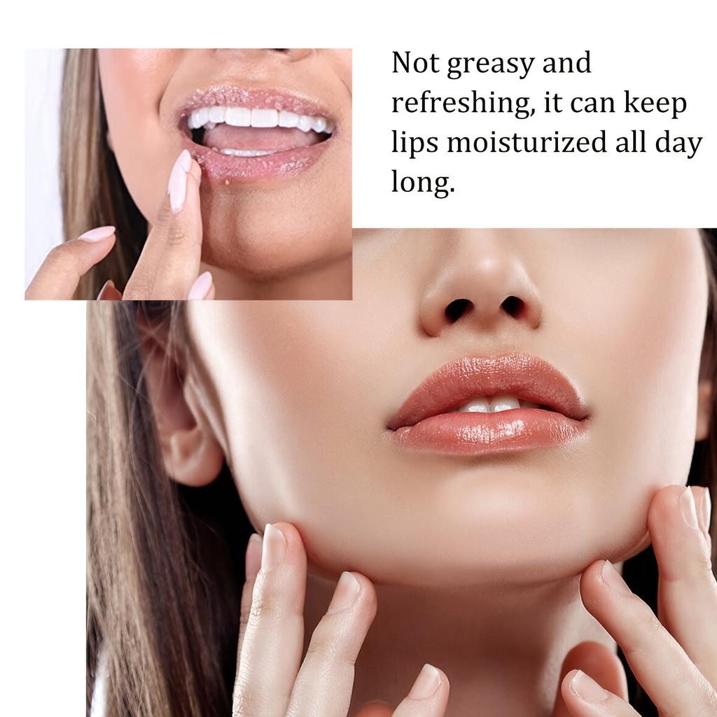 Lip Scrub Balm, Moisturizing & Softening, Unisex-Adult, Paste Form, Alcohol-Free, Suitable for All Skin Types, with Aloe Vera & Phytic Acid, Lip Mask