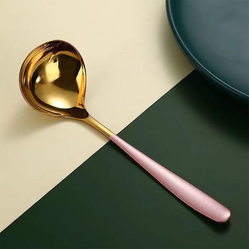 Wutuo Long Handle Stainless Steel Dinner Spoons