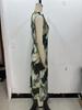Spring 2025 Women's Tie-Dye Sleeveless Slimming Casual Dress - European & American Style