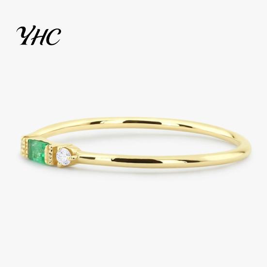 Anillo de dedo con incrustaciones de circonita cúbica para mujer, regalo de joyería de compromiso de boda