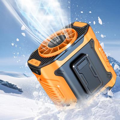 Portable Clip On Waist Fan Wearable Belt Shirt Body Fans Rechargeable Hands-Free Hanging Neck Fan For Summer Outdoor Travel New