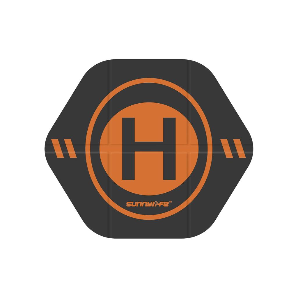 Folding Apron Landing Pad for DJI NEO/Mini4Pro, Small Drone 35cm (Orange)