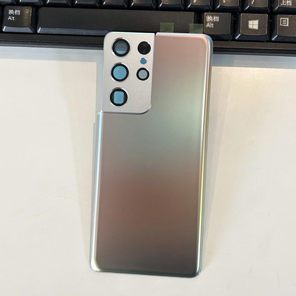 Back Glass Replacement Case Cover Housing For Samsung Galaxy S21 Ultra 5G SM-G998B Back Rear Glass Case + Tools