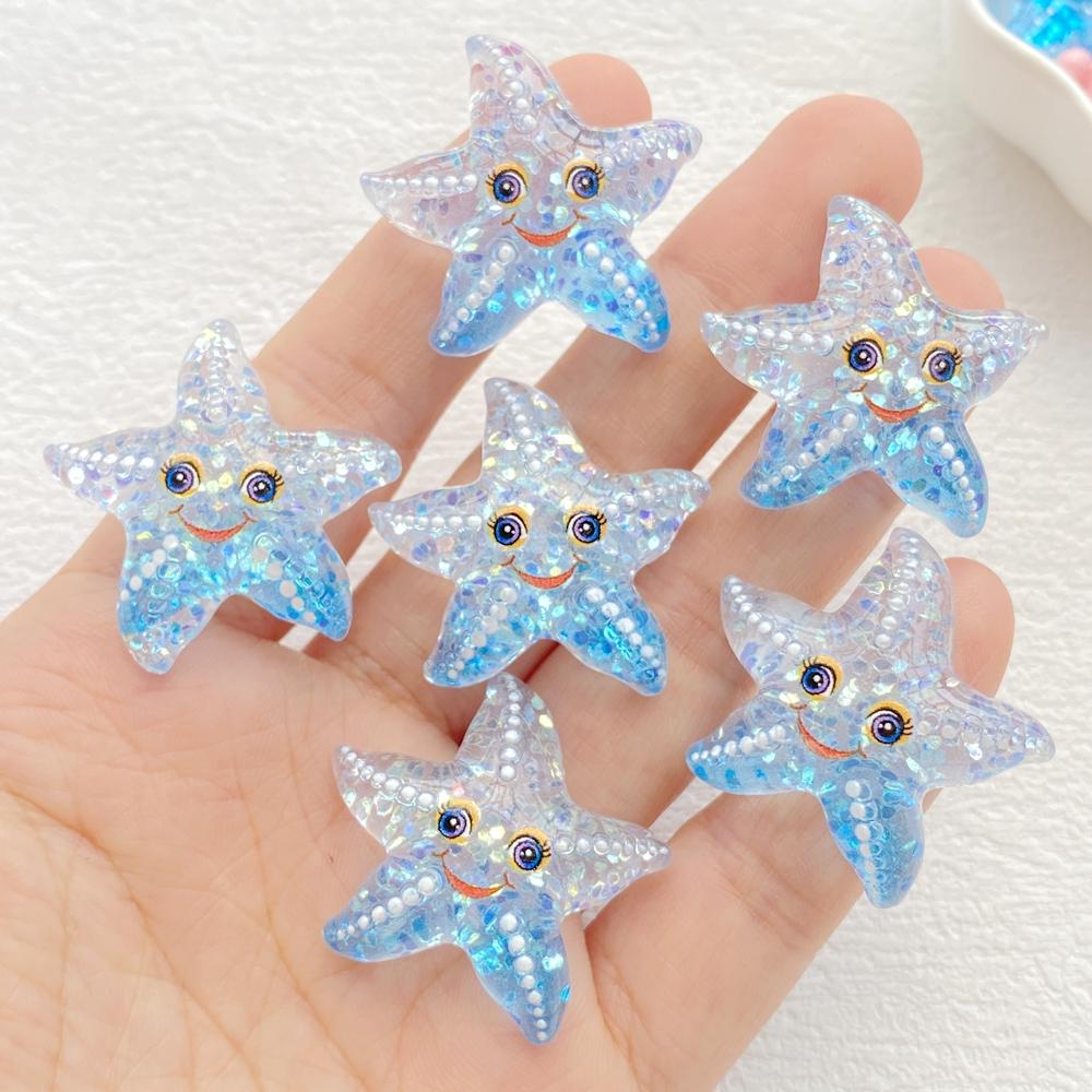 10Pcs New Cute Resin Shell, Octopus, Starfish, Turtle, Whale Flat Back Scrapbooking DIY Jewelry Craft Decoration Accessories