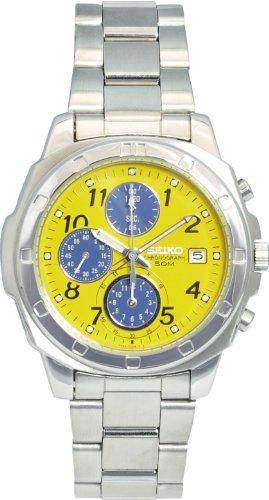 [Импорт Seiko] Часы SEIKO, Импортированы из-за рубежа, Желтые, SND409, Мужские